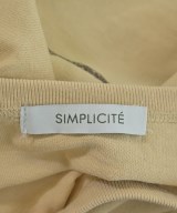 Simplicite（シンプリシテ）Tシャツ・カットソー ベージュ サイズ:F レディース/2200680380043