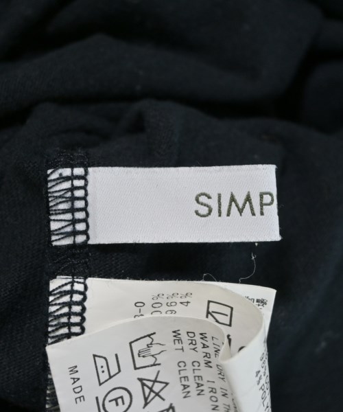 Simplicite（シンプリシテ）Tシャツ・カットソー 黒 サイズ:F レディース/2200678454053