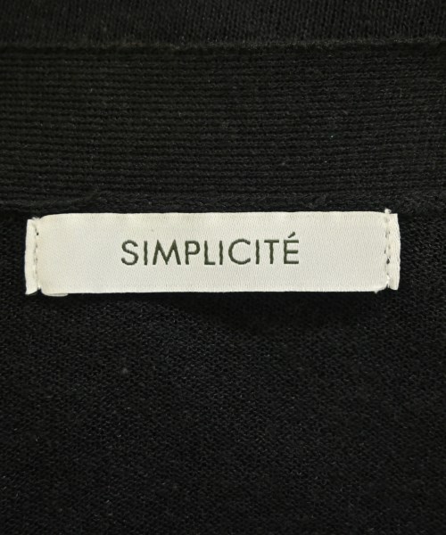 Simplicite（シンプリシテ）カーディガン 黒 サイズ:-(M位) レディース/2200683228113