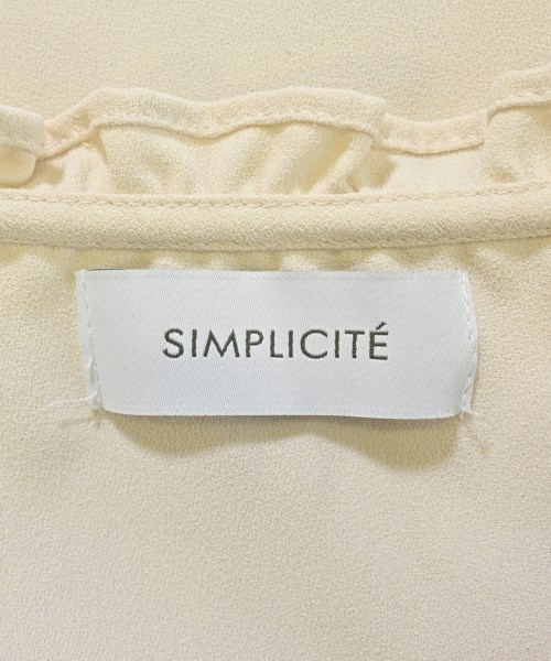 Simplicite（シンプリシテ）ブラウス ベージュ サイズ:F レディース/2200681351042