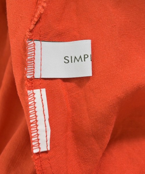 Simplicite（シンプリシテ）ワンピース 赤 サイズ:F レディース/2200679907084