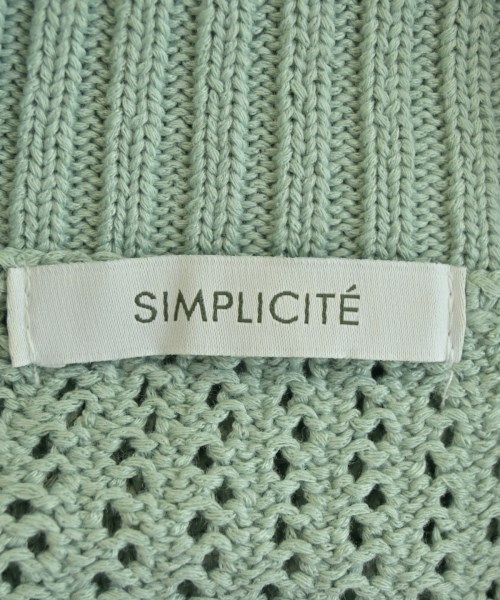 Simplicite（シンプリシテ）ベスト 青 サイズ:F レディース/2200688181024