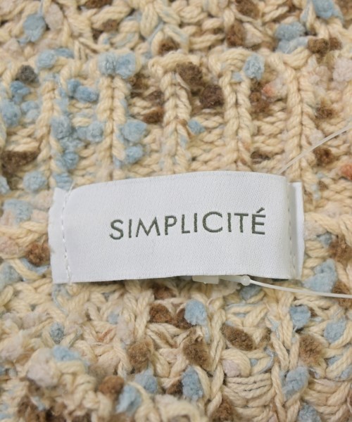 Simplicite（シンプリシテ）ニット・セーター ベージュ サイズ:F レディース/2200683001068
