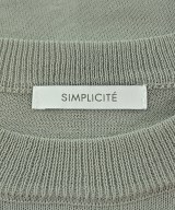 Simplicite（シンプリシテ）ニット・セーター グレー サイズ:F レディース/2200686308041