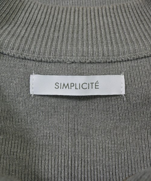 Simplicite（シンプリシテ）ニット・セーター グレー サイズ:F レディース/2200690740042