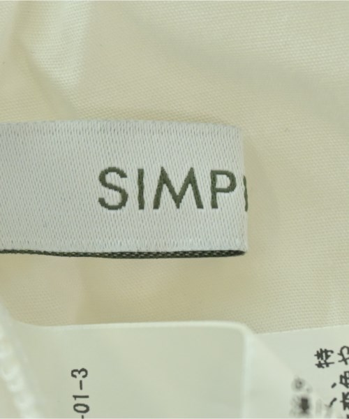 Simplicite（シンプリシテ）カジュアルシャツ 白 サイズ:F レディース/2200686320074