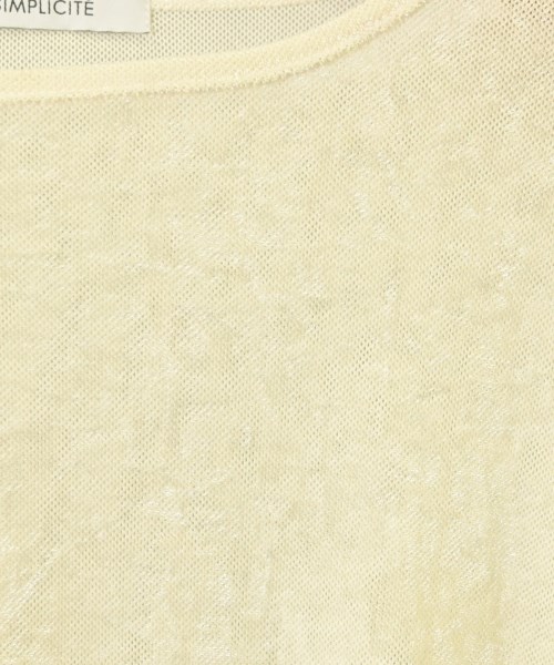 Simplicite（シンプリシテ）Tシャツ・カットソー 白 サイズ:F レディース/2200687072149