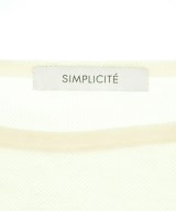 Simplicite（シンプリシテ）Tシャツ・カットソー 白 サイズ:F レディース/2200687072149