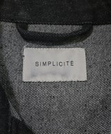 Simplicite（シンプリシテ）デニムジャケット 黒 サイズ:L メンズ/2200691471013