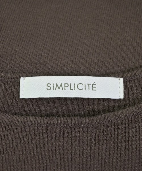 Simplicite（シンプリシテ）ニット・セーター 茶 サイズ:-(M位) レディース/2200691365046