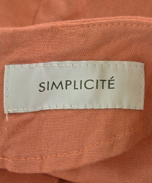 Simplicite（シンプリシテ）ワンピース オレンジ サイズ:F レディース/2200687061013