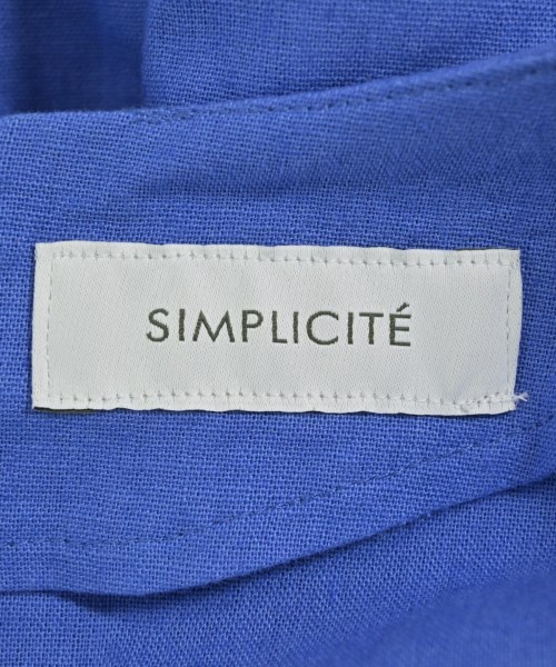 Simplicite（シンプリシテ）ワンピース 青 サイズ:F レディース/2200687061020