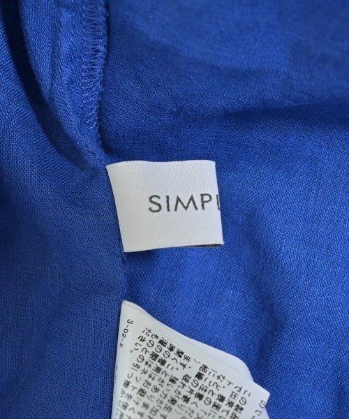 Simplicite（シンプリシテ）ブラウス 青 サイズ:F レディース/2200688976064