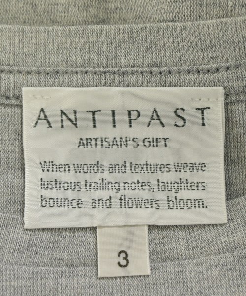 ANTIPAST（アンティパスト）Tシャツ・カットソー グレー サイズ:3(L位) メンズ/2200715360293