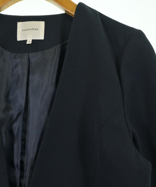 anatelier（アナトリエ）ノーカラージャケット 紺 サイズ:38(M位) レディース/2200657198022