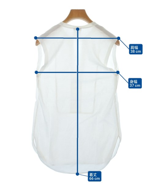 KristenseN（クリステンセン）ノースリーブ 白 サイズ:1(S位) レディース/2200618328123