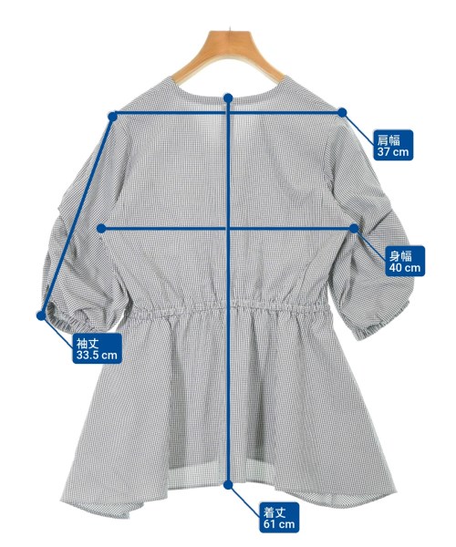 PLST（プラステ）ブラウス 黒 サイズ:S レディース/2200622080109