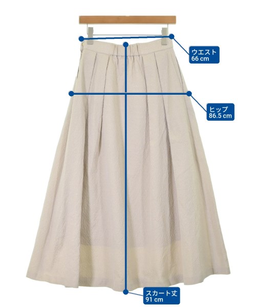 PLST（プラステ）ロング・マキシ丈スカート ベージュ サイズ:L レディース/2200620023054