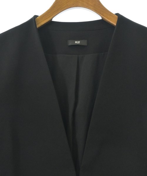 PLST（プラステ）ノーカラージャケット 黒 サイズ:M レディース/2200621849066