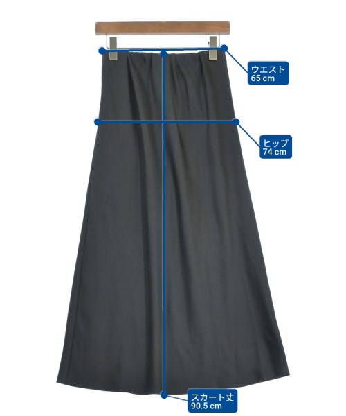 PLST（プラステ）ロング・マキシ丈スカート 黒 サイズ:M レディース/2200621849189