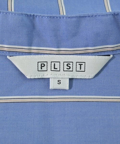 PLST（プラステ）シャツワンピース 青 サイズ:S レディース/2200622253107