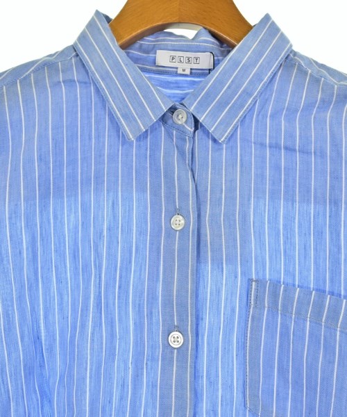 PLST（プラステ）カジュアルシャツ 青 サイズ:M レディース/2200631628156