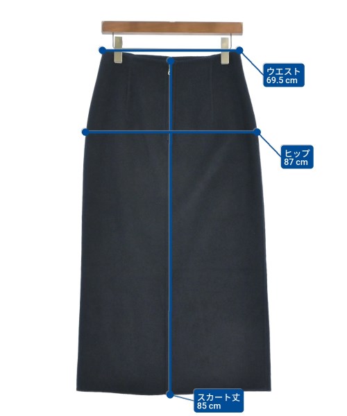 PLST（プラステ）ロング・マキシ丈スカート 紺 サイズ:S レディース/2200620344029