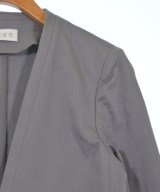 PLST（プラステ）ノーカラージャケット グレー サイズ:XS レディース/2200626344030
