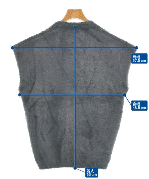 PLST（プラステ）ベスト グレー サイズ:S レディース/2200627338014