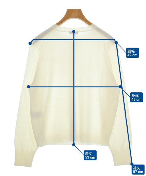 PLST（プラステ）カーディガン 白 サイズ:M レディース/2200627338038