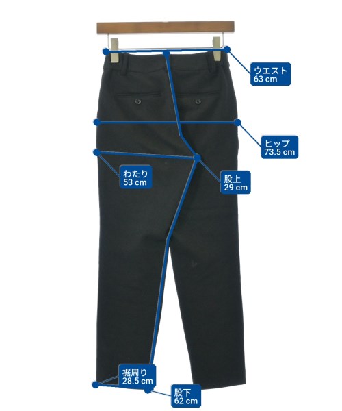 PLST（プラステ）スラックス 黒 サイズ:XXS レディース/2200635963062