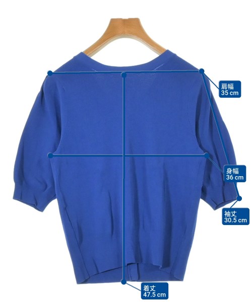 PLST（プラステ）カーディガン 青 サイズ:S レディース/2200624080046