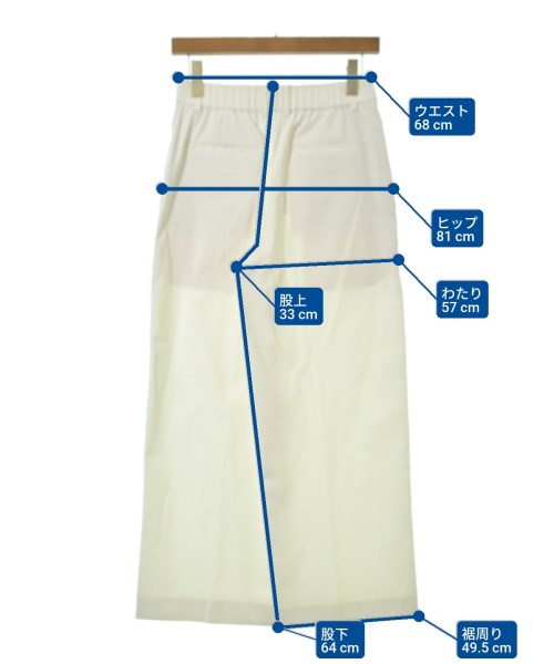 PLST（プラステ）スラックス 白 サイズ:M レディース/2200624080060