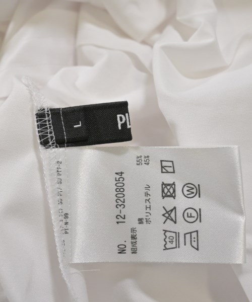 PLST（プラステ）カジュアルシャツ 白 サイズ:L レディース/2200628364074