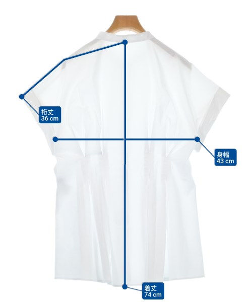 PLST（プラステ）カジュアルシャツ 白 サイズ:L レディース/2200628364074