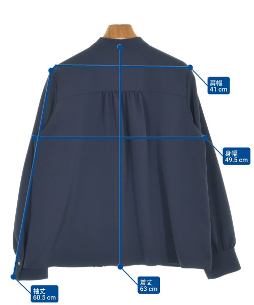 PLST（プラステ）ブラウス 紺 サイズ:L レディース/2200629364035