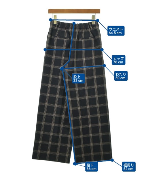 PLST（プラステ）スラックス 黒 サイズ:S レディース/2200628820051