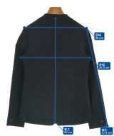 PLST（プラステ）ノーカラージャケット 紺 サイズ:XS レディース/2200627631078