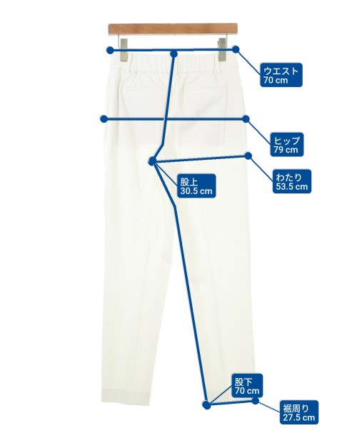 PLST（プラステ）スラックス 白 サイズ:M レディース/2200637810036