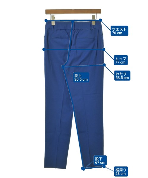 PLST（プラステ）スラックス 青 サイズ:M レディース/2200634118012