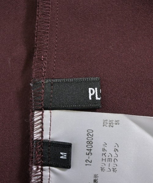 PLST（プラステ）カジュアルシャツ 赤 サイズ:M レディース/2200634118098