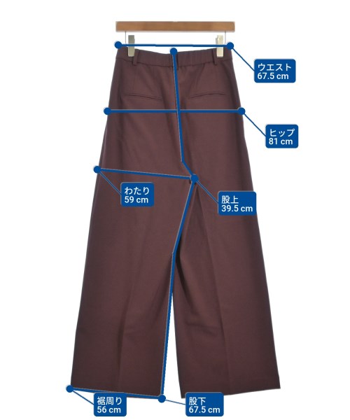 PLST（プラステ）スラックス 赤 サイズ:-(M位) レディース/2200634118135