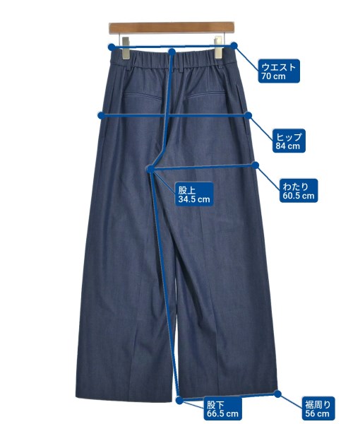 PLST（プラステ）スラックス 紺 サイズ:M レディース/2200634118142