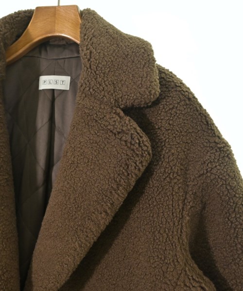 PLST（プラステ）チェスターコート 茶 サイズ:L レディース/2200634362019