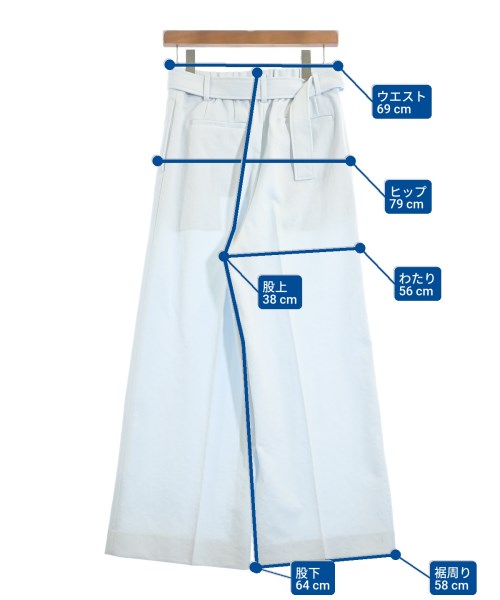 PLST（プラステ）スラックス 青 サイズ:M レディース/2200644181051