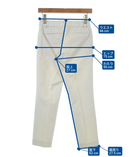 PLST（プラステ）スラックス 白 サイズ:XS レディース/2200644452021