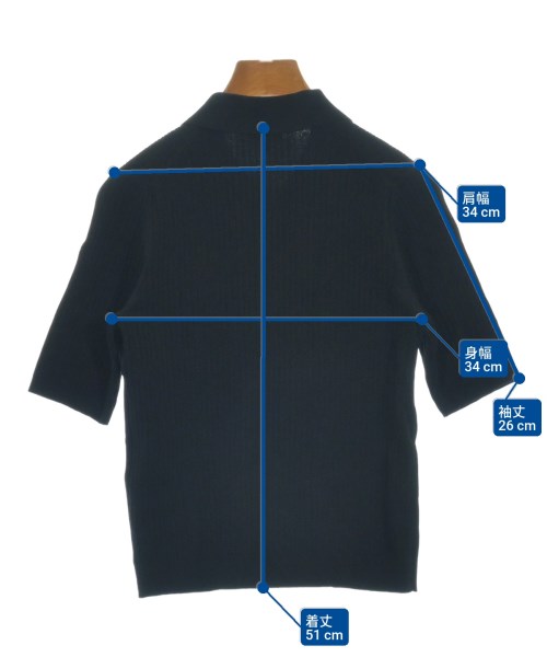 PLST（プラステ）カーディガン 黒 サイズ:M レディース/2200611007063