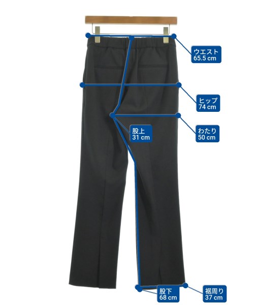 PLST（プラステ）スラックス 黒 サイズ:S レディース/2200619948160