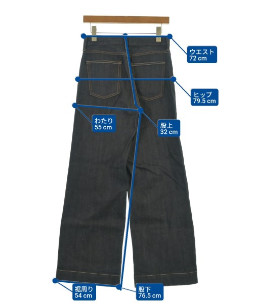 PLST（プラステ）デニムパンツ 紺 サイズ:L レディース/2200622213019