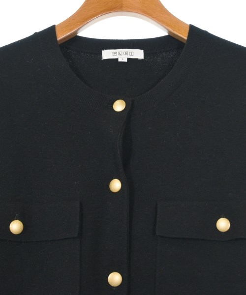 PLST（プラステ）カーディガン 黒 サイズ:L レディース/2200619595036